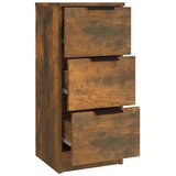  Komoda 3 kosi dimljen hrast inženirski les, (20653985) | Shoptok.si