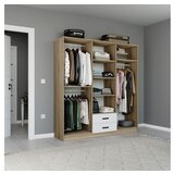 Hanah home ormar braon - bele boje yaman 1600 75 | ePonuda.com