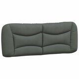 Maison Chic posteljno vzglavje - vzglavna omarica - vzglavna stranica temno siva 140 cm blago, (21704350) | Shoptok.si
