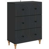  Predalna omara Črna 66 x 34,5 x 90 cm Inženirski les, (5000232597) | Shoptok.si