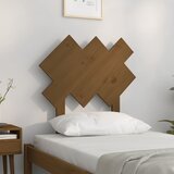  Uzglavlje za krevet boja meda 72,5x3x81 cm masivna borovina | shoptok.hr