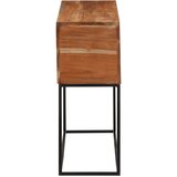  Konzolni stol 110 x 30 x 75 cm masivno drvo bagrema i željezo | Eponuda.com