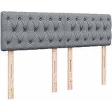  Krevet box spring s madracem svjetlosivi 140x200 cm od tkanine | shoptok.hr