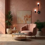 Toolight Zidni svijećnjak APP1707-2W BLACK | shoptok.hr
