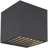 Globo Vanjska zidna svjetiljka Illi (6 W, D x Š x V: 10 x 10 x 10 cm, Antracit, IP54) | shoptok.hr