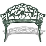  Vrtna klupa 100 cm od lijevanog aluminija zelena | Eponuda.com