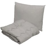  set jorgan + jastuk 2pcs - grey - double 200x200/50x70 | ePonuda.com