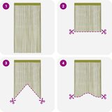  Končane Zavjese 2 kom 100x250 cm Zelene | shoptok.hr