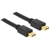 Delock Mini-DisplayPort priključni kabel mini DisplayPort vtič\, mini DisplayPort vtič 1.00 m črna 83473 pozlačeni konektorji DisplayPort kabel, (20415521) | Shoptok.si