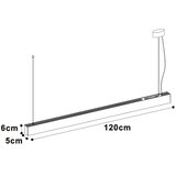 Top Light LED stropno nadgradno viseće svetlo HORIZON LED/40W/230V bela | Eponuda.com