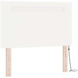  Krevet s opruga kutije Bijelo 90 x 190 cm Umjetna koža | shoptok.hr