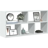 vidaXL Stenska polica bela 100x25x50 cm inženirski les | Shoptok.si