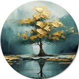  Okrugle slike akrilom Priča o izgubljenom jezeru | different dimensions | shoptok.hr