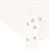  3-dijelni vrtni bistro set bijeli od masivne borovine | shoptok.hr