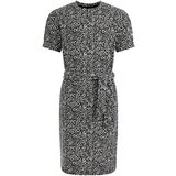 WE Fashion Obleka črna / bela | Shoptok.si