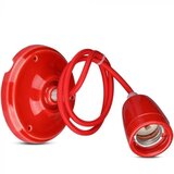  Napajajući kabl 1xE27/60W/230V crvena/porcelan | Eponuda.com