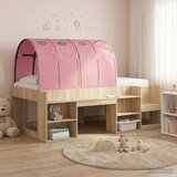  Tunis za krevet 2 pcs Ružičasta 211 x 67.5 x 2 cm Poliester Cijene