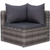 Poli 8-dijelna vrtna garnitura od poliratana s jastucima siva | shoptok.hr