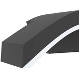  Vanjske LED zidne svjetiljke 2 kom crne od lijevanog aluminija | shoptok.hr
