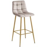  ARCETO stolac - tamnobež baršun / noge od hrasta x 1 | shoptok.hr