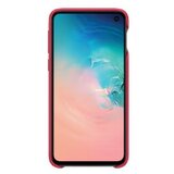 Samsung original usnjen ovitek EF-VG970LRE za Galaxy S10e G970 - zaščita zadnjega dela - rdeča | Shoptok.si