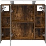  Kopalniška ogledalna omara Dimljeni oreh 60 x 14,5 x 50 cm, (5000232859) | Shoptok.si