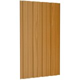 Krovni panel 12 pcs Prirodna 80 x 45 cm Pocinčani čelik | shoptok.hr