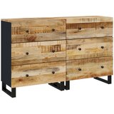  Komode 2 kom 60 x 33 x 75 cm od grubog drva manga | Eponuda.ba