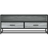 vidaXL TV omarica siva sonoma 100x34,5x40 cm inženirski les in kovina | Shoptok.si