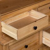 Panama Visoka komoda od borovine 93 x 40,5 x 180 cm asortiman | shoptok.hr