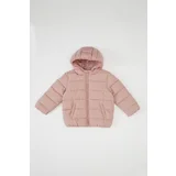 Defacto Baby Girl Hooded Puffer Coat