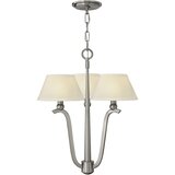 Elstead Lighting Elstead Hinkley Whitney (Hk) Viseča svetilka s 3 kraki in senčnikom, 3x E14, brušen nikelj, (22098059) | Shoptok.si