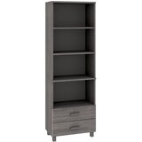 Visoka komoda HAMAR svjetlosiva 60x35x180 cm masivna borovina | Eponuda.ba