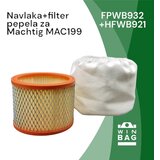  Zaštitna navlaka+filter za Machtig MAC199 usisivač pepela | Eponuda.com