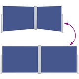  Uvlačiva bočna tenda 120 x 1000 cm plava | shoptok.hr