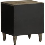  Noćni ormarići 2 kom svijetlo sivi 40x33x46 cm Puno drvo Mango | Eponuda.ba
