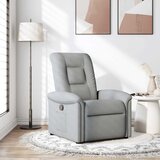  Naslonjač od tkanine svjetlosivi | shoptok.hr