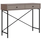 Siva/bež stranska mizica 35x110 cm Titan –