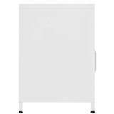 vidaXL Noćni ormarić bijeli 35 x 35 x 51 cm čelični | shoptok.hr
