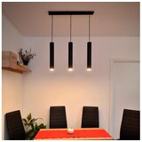  LED luster na sajli TUBA 3xGU10/4,8W/230V crna cene