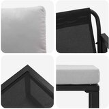  Vrtni namještaj 4 pcs 2-Broj sjedala Svijetlo siva Poliester | shoptok.hr
