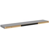  Plutajuće zidne police 4 kom sive 120 x 23,5 x 3,8 cm MDF | shoptok.hr