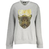 Cavalli Class WOMEN&#39;S GRAY ZIPLESS SWEATSHIRT Cijene