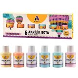  Adeland akrilne boje, pastel colors Set, 25mlx6 ( 31142 ) Cene