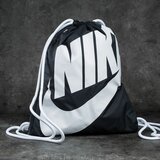 Nike Telovadne torbe Sportswear Heritage Gymsack Black/ White/ White Universal Cene