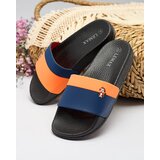 Resti Royalfashion Orange and navy blue women's rubber flip-flops Lierigs | Shoptok.si