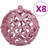  Set božićnih kuglica od 111 komada ružičasti od polistirena | shoptok.hr