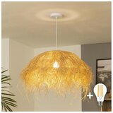  Brilagi - LED luster na lanku CERIA BOHO 1xE27/40W/230V prečnik 60 cm rafija | Eponuda.com