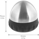 Wagner Talni blažilnik za vrata EH521, Ø 93 mm, višina 75 mm, srebrne/črne barve | Shoptok.si