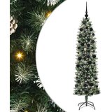  Umjetno vitko božićno drvce Zelena i bijela 180 cm | shoptok.hr
